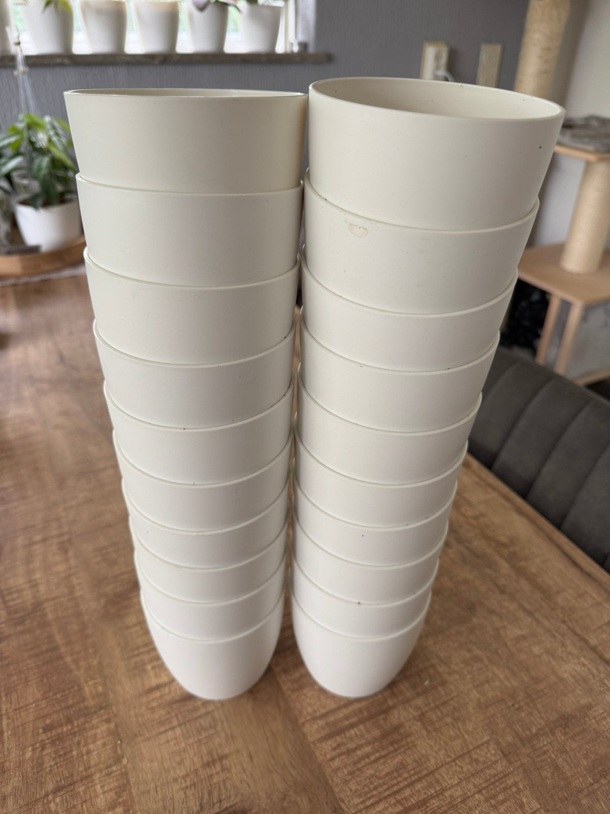 20x Elho Brussels wit 10,5 cm ø, Huis en Inrichting, Kamerplanten, Ophalen of Verzenden, Halfschaduw, Minder dan 100 cm