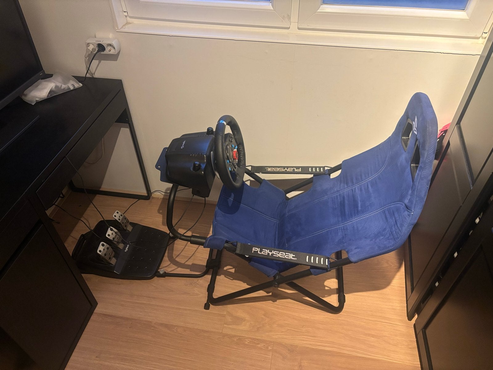 Logitech G29 racestuur, pedalen, schakelpook en Playseat BV, Ophalen, Zo goed als nieuw, Playseat of Racestoel, PlayStation 4