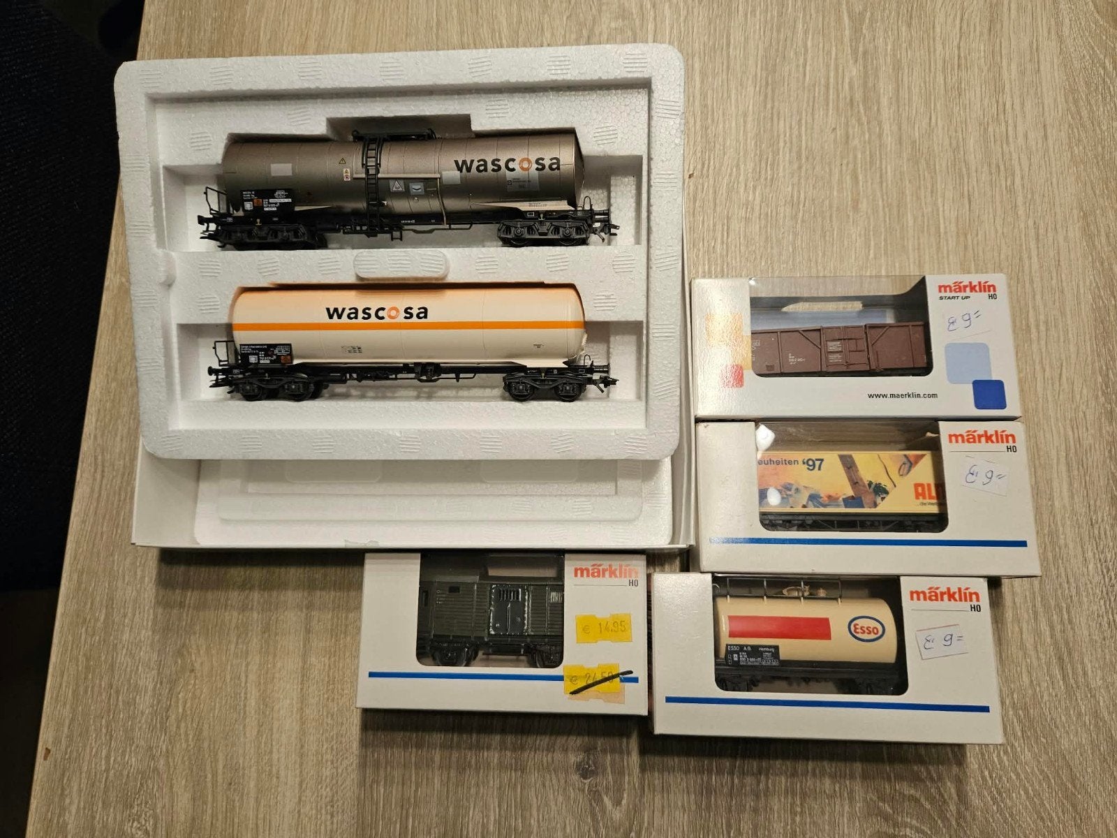 Märklin goederenwagens kavel | OVP | Opbrengst goed doel, Wisselstroom, Wagon, Ophalen of Verzenden, Zo goed als nieuw