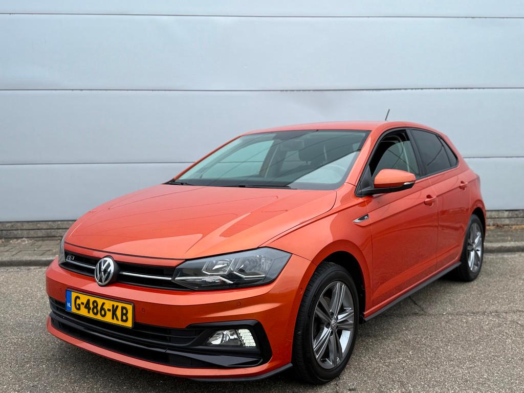 Volkswagen Polo 1.6 TDI R-Line DSG (bj 2019) BTW|CLIMA|NAVI|, Auto's, Stof, Gebruikt, Euro 6, Automatische klimaatregeling