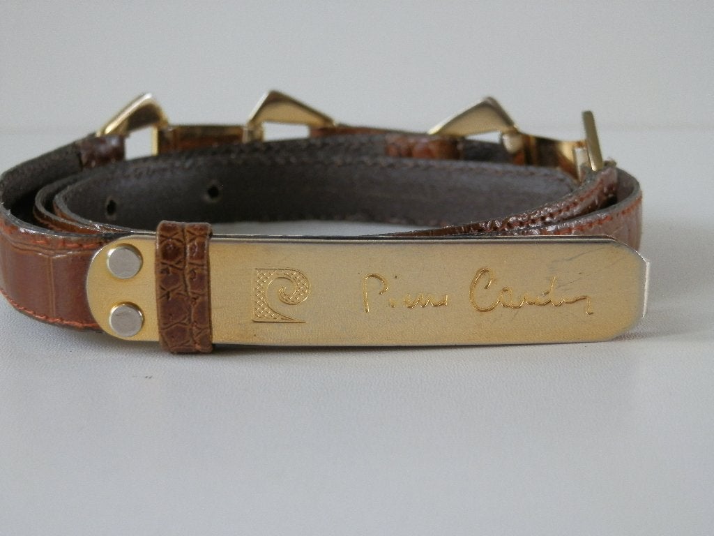 Pierre Cardin riem. Vintage, Kleding | Dames, Riemen en Ceinturen, Minder dan 3 cm, Overige kleuren, Echt leder, 90 tot 100 cm