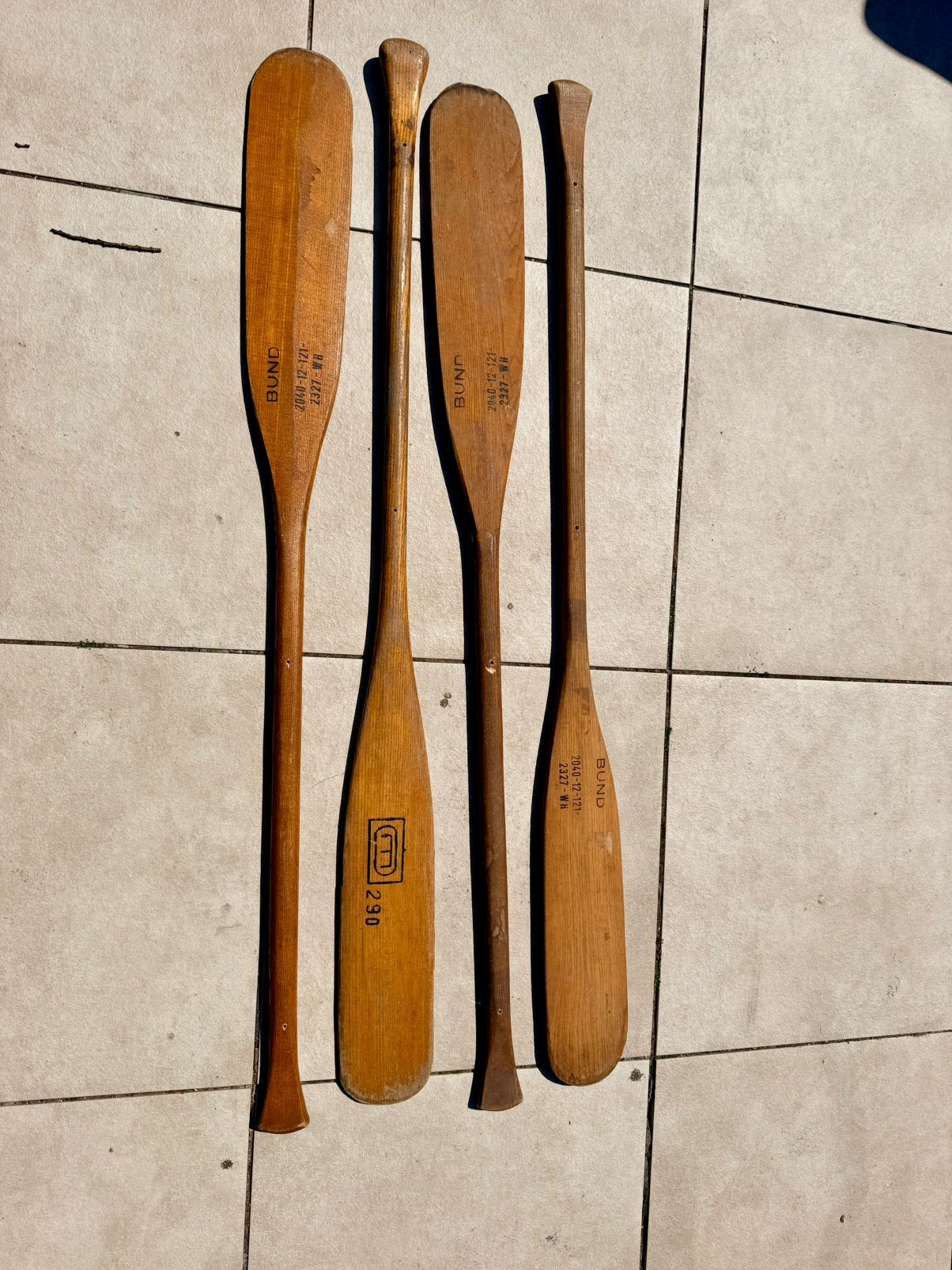 Houten padels ( militair), Ophalen of Verzenden, Gebruikt