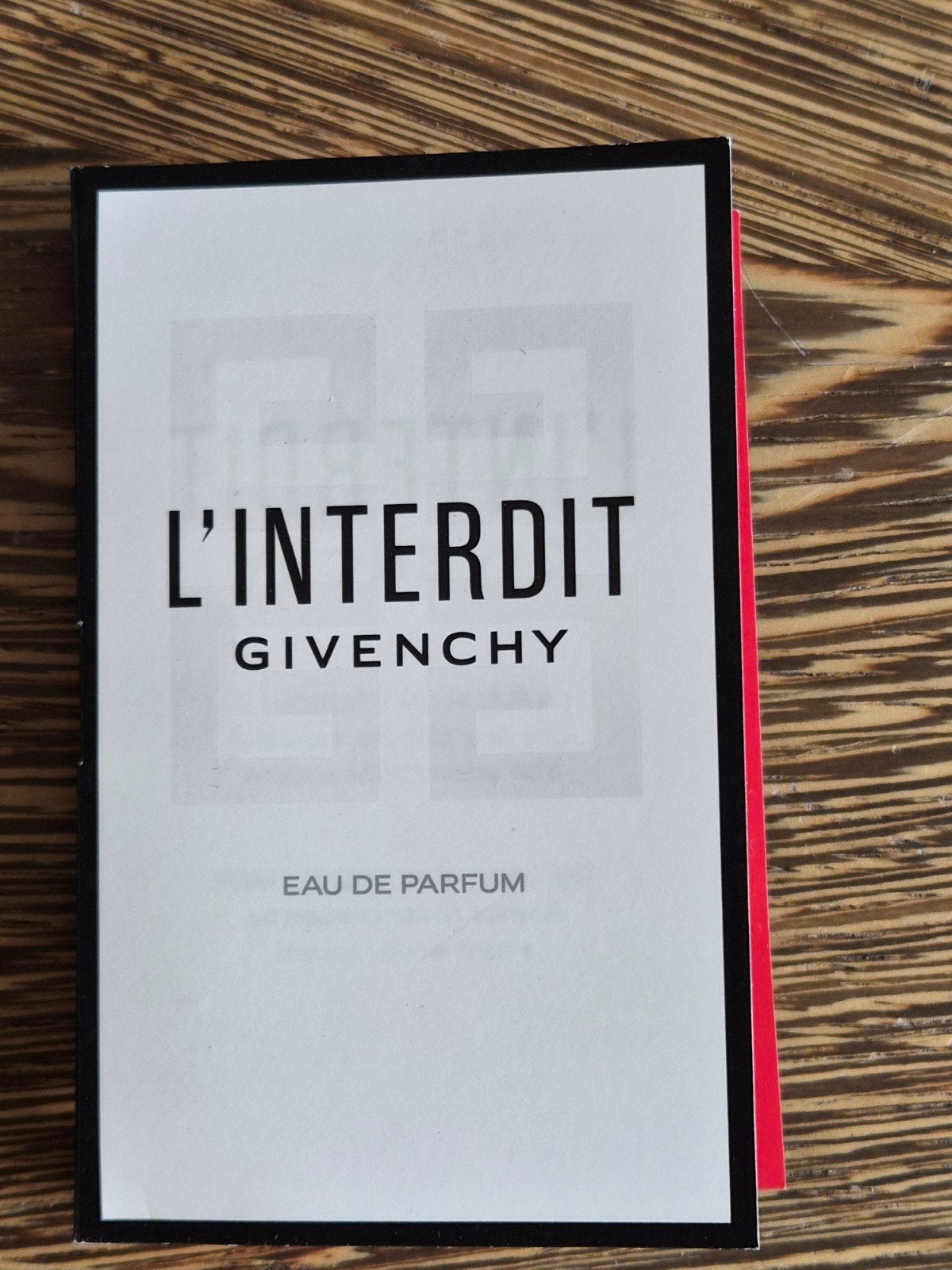 Givenchy L'Interdit Eau de Parfum Sample 1ml, Verzenden, Nieuw