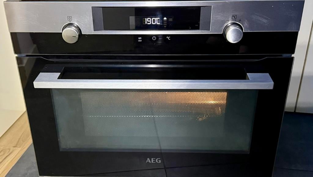 AEG inbouw combi oven/magnetron KMK565000M (hele goede staat, Witgoed en Apparatuur, Magnetrons, Zo goed als nieuw, Inbouw, Oven