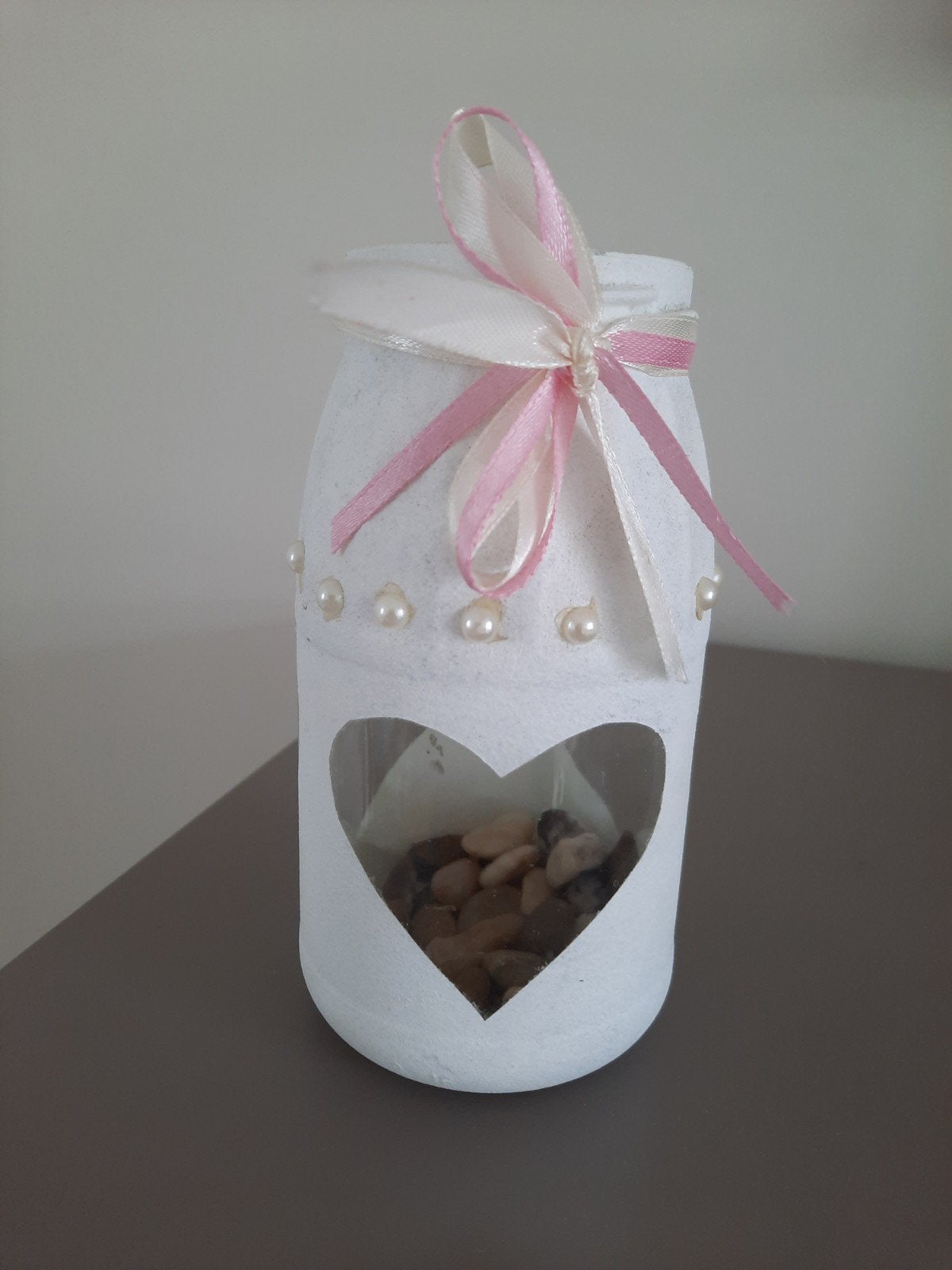 Vaasje waxinelichthouder 15 cm hoog, Ophalen of Verzenden