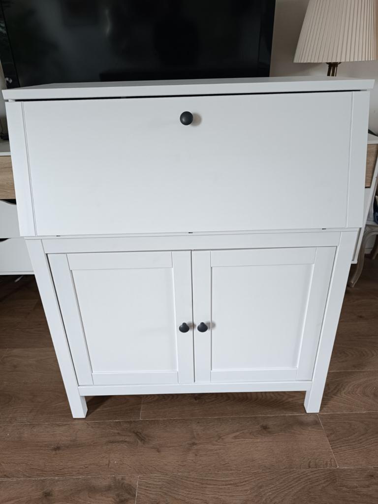Hemnes bureau secretaire van Ikea, Huis en Inrichting, Bureaus, Ophalen, Gebruikt