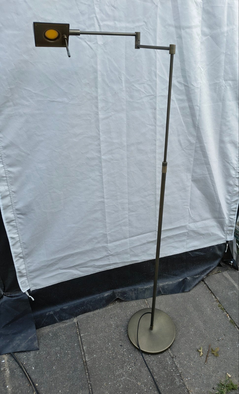 Staande design lamp, zwenk, Ophalen, Gebruikt, 100 tot 150 cm, Design