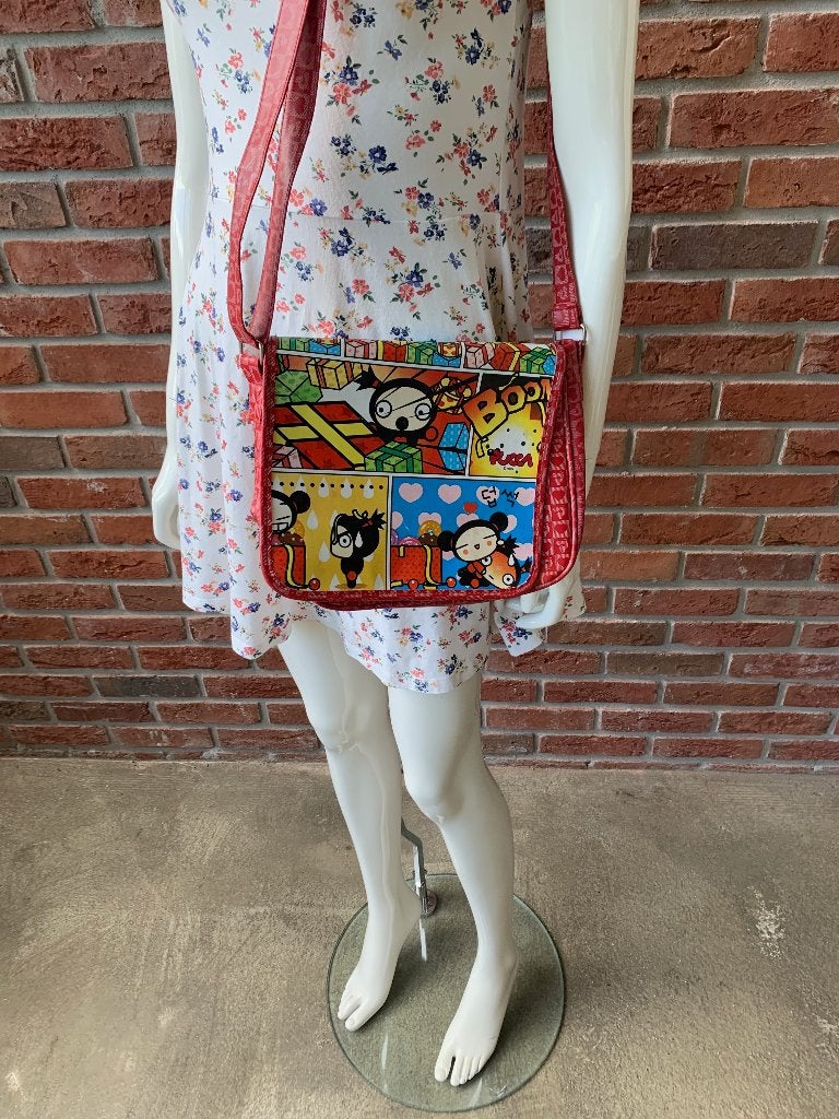 Leuke rode Pucca schooltas voor kinderen, Ophalen of Verzenden, Gebruikt, Rood, Overige typen