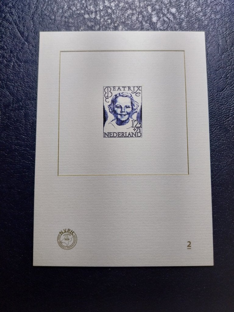 Blauwdruk nummer 2, Ophalen of Verzenden, Postfris