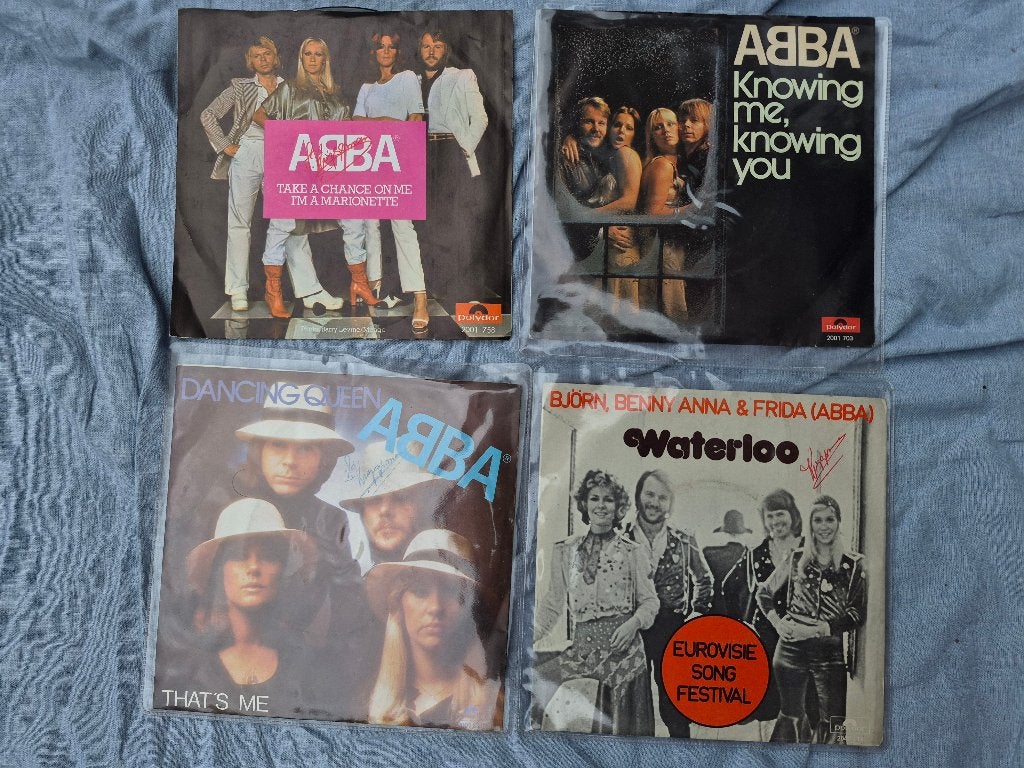 Vintage 7-inch vinylsingles, ABBA, uitgebracht, het Polydor-, Cd's en Dvd's, Ophalen, Gebruikt, Overige formaten, Pop