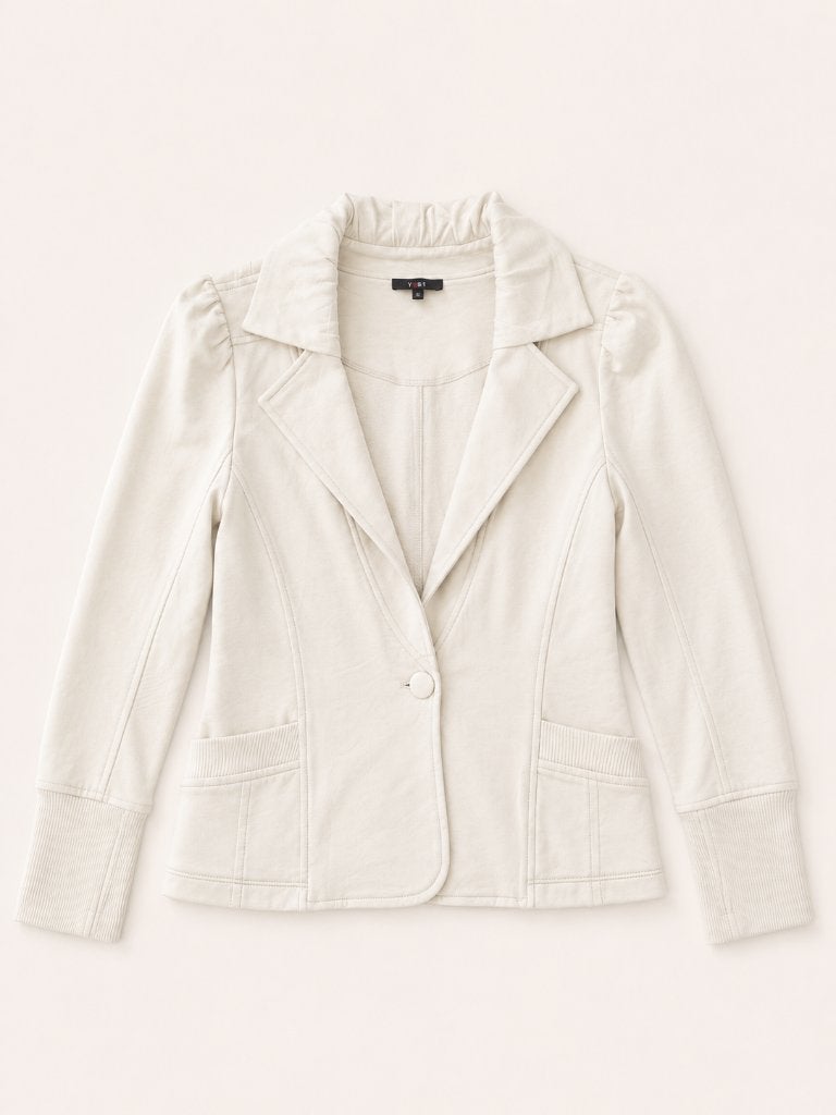 Yesst Jasje Maat S Beige, Kleding | Dames, Yesst, Beige, Ophalen of Verzenden, Zo goed als nieuw