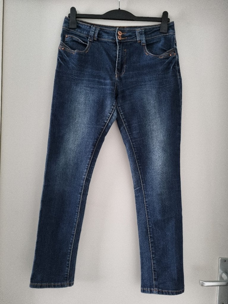 Spijkerbroek voor dames -- maat 40 -- Fitt Originals / Samba, Fitt Originals / Samba, Blauw, Ophalen of Verzenden, W30 - W32 (confectie 38/40)