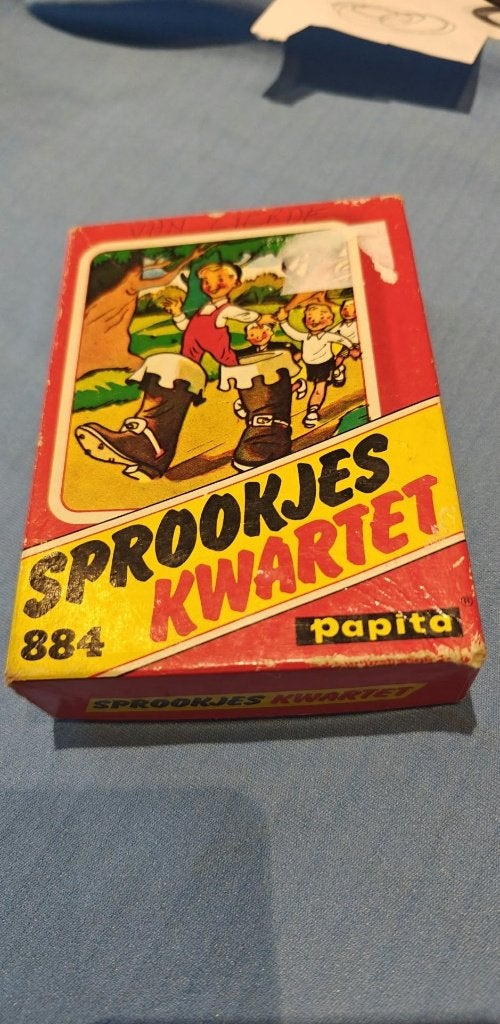 kwartet sprookjes Papita Nederland vintage 1965, Verzamelen, Ophalen of Verzenden, Gebruikt, Kwartet(ten)
