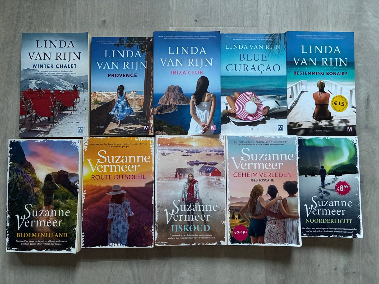 Suzanne Vermeer en Linda van Rijn boeken, Ophalen, Gelezen
