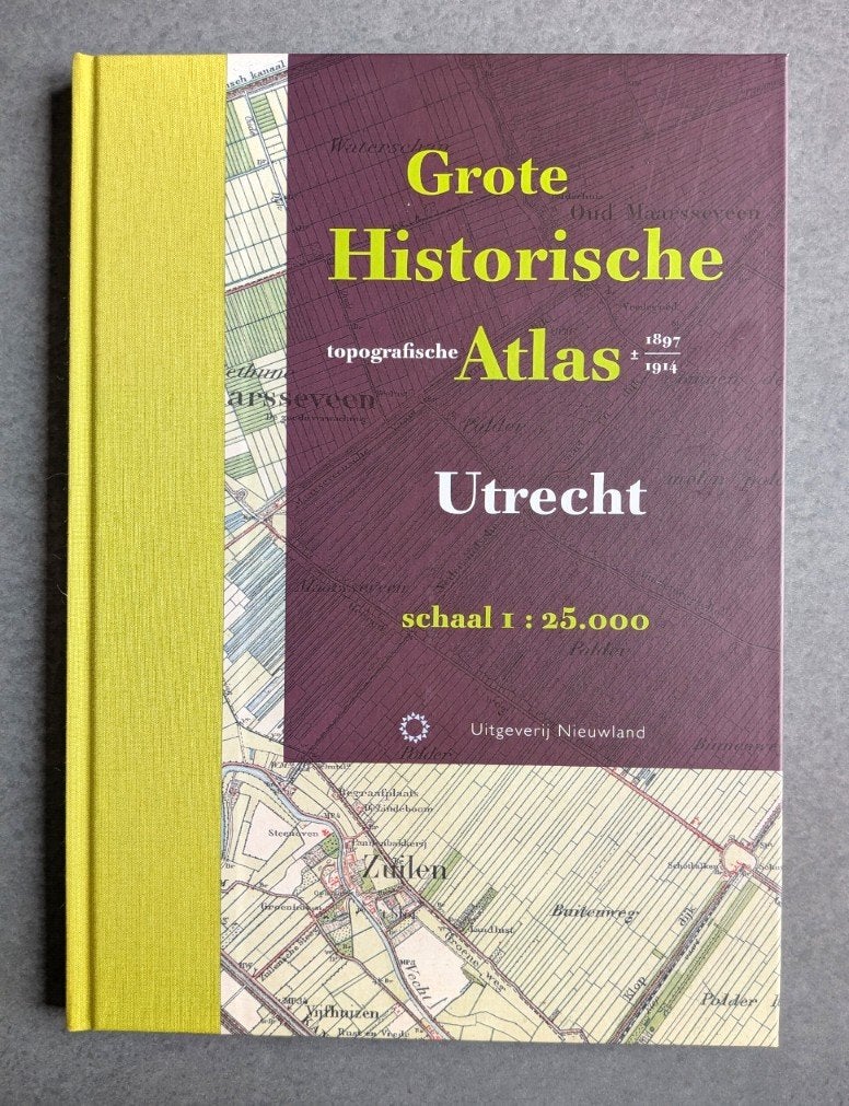 Grote Historische Topografische Atlas Utrecht 1897-1914, Overige atlassen, Ophalen of Verzenden, Zo goed als nieuw, 1800 tot 2000