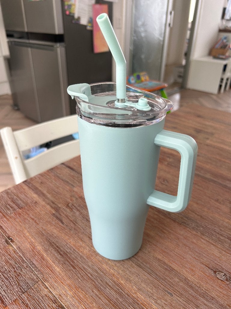 Thermo mok mintgroen, Overige typen, Ophalen of Verzenden, Zo goed als nieuw, Groen