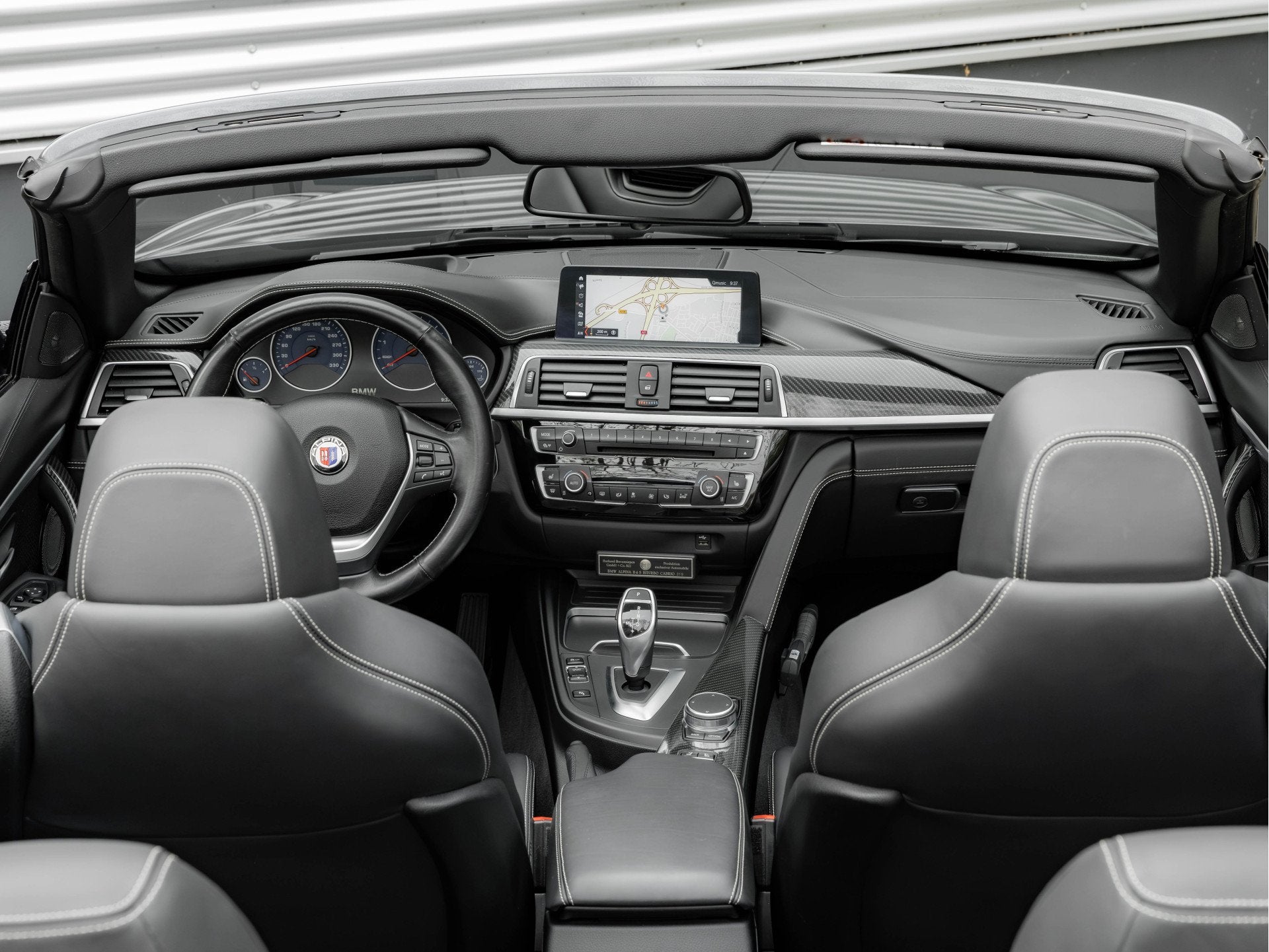 Alpina B4 S Bi-Turbo Cabrio - Volleder - Schmiederäder - NL, Auto's, Gebruikt, 4 stoelen, 441 pk, Zilver of Grijs