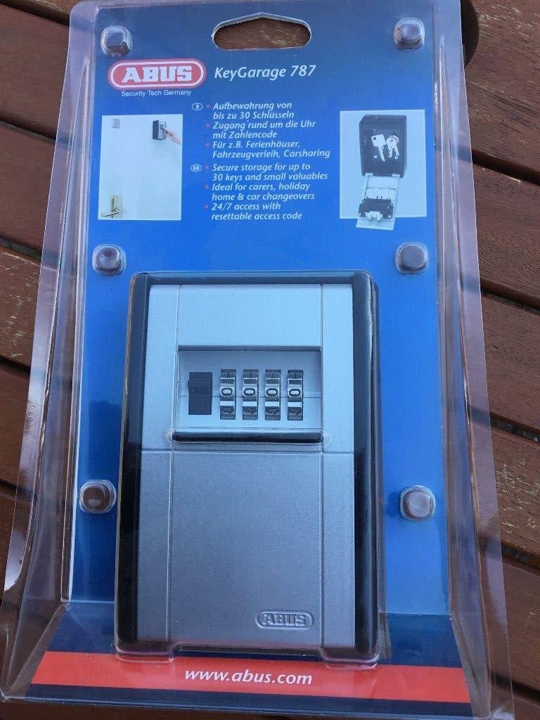 Abus key garage 787 sleutelkastje, Ophalen of Verzenden, Nieuw, Zilver, Metaal