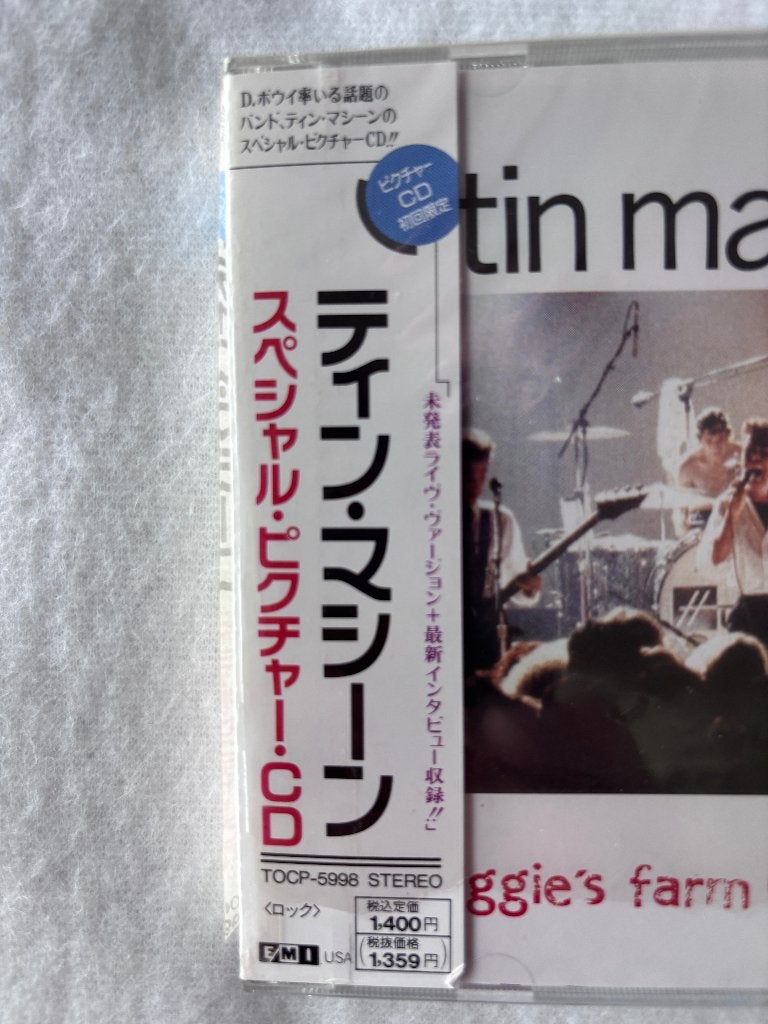 Tin Machine "Maggie's Farm Live", TOCP-5998 EMI Japan, 1989., Ophalen of Verzenden, Inclusief doosje, Single, Nieuw in verpakking