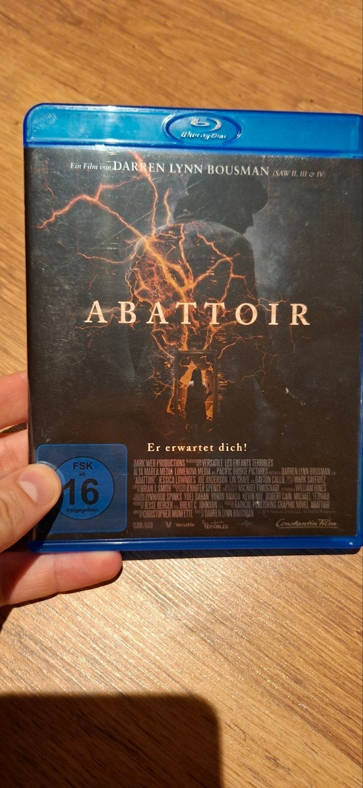 Abattoir - Darren Lynn Bousman (Blu-ray), Cd's en Dvd's, Ophalen of Verzenden, Zo goed als nieuw, Horror