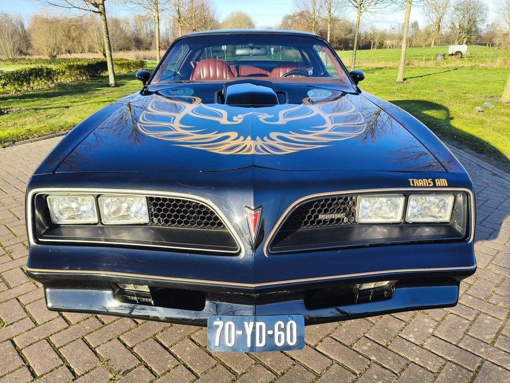 Pontiac Firebird TRANS AM (bj 1977, automaat), Auto's, Automaat, Pontiac, 7766 cc, Zwart