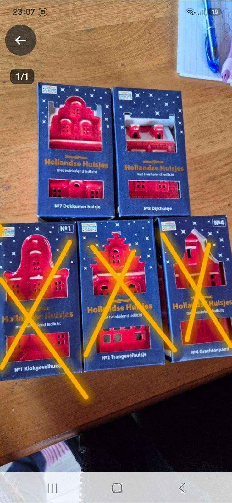 kerst huisjes postcode loterij, Diversen, Ophalen of Verzenden, Nieuw