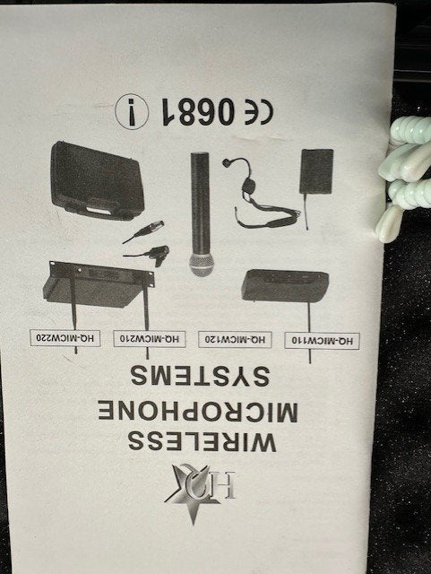HQ Wireless Microphone Systems - Draadloze Microfoon Set, Ophalen of Verzenden, Nieuw, Zangmicrofoon, Draadloos