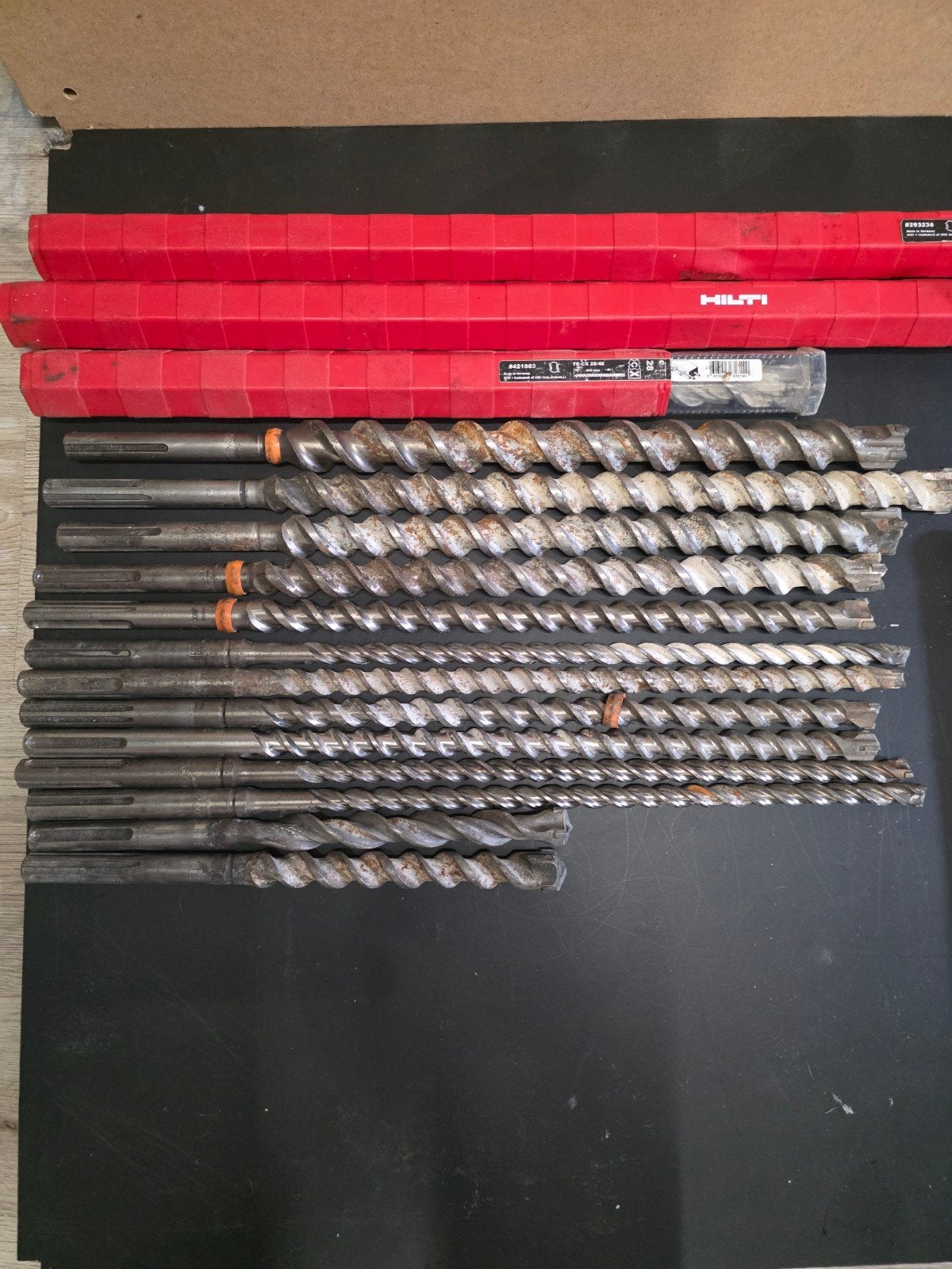 Hilti Boren en Beitels Set  SDS, Doe-het-zelf en Verbouw, Ophalen of Verzenden, Gebruikt, Overige typen