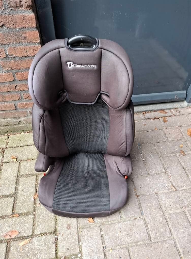 Stoelverhogers met rugleuning, Ophalen, Gebruikt, 15 t/m 36 kg, Autogordel