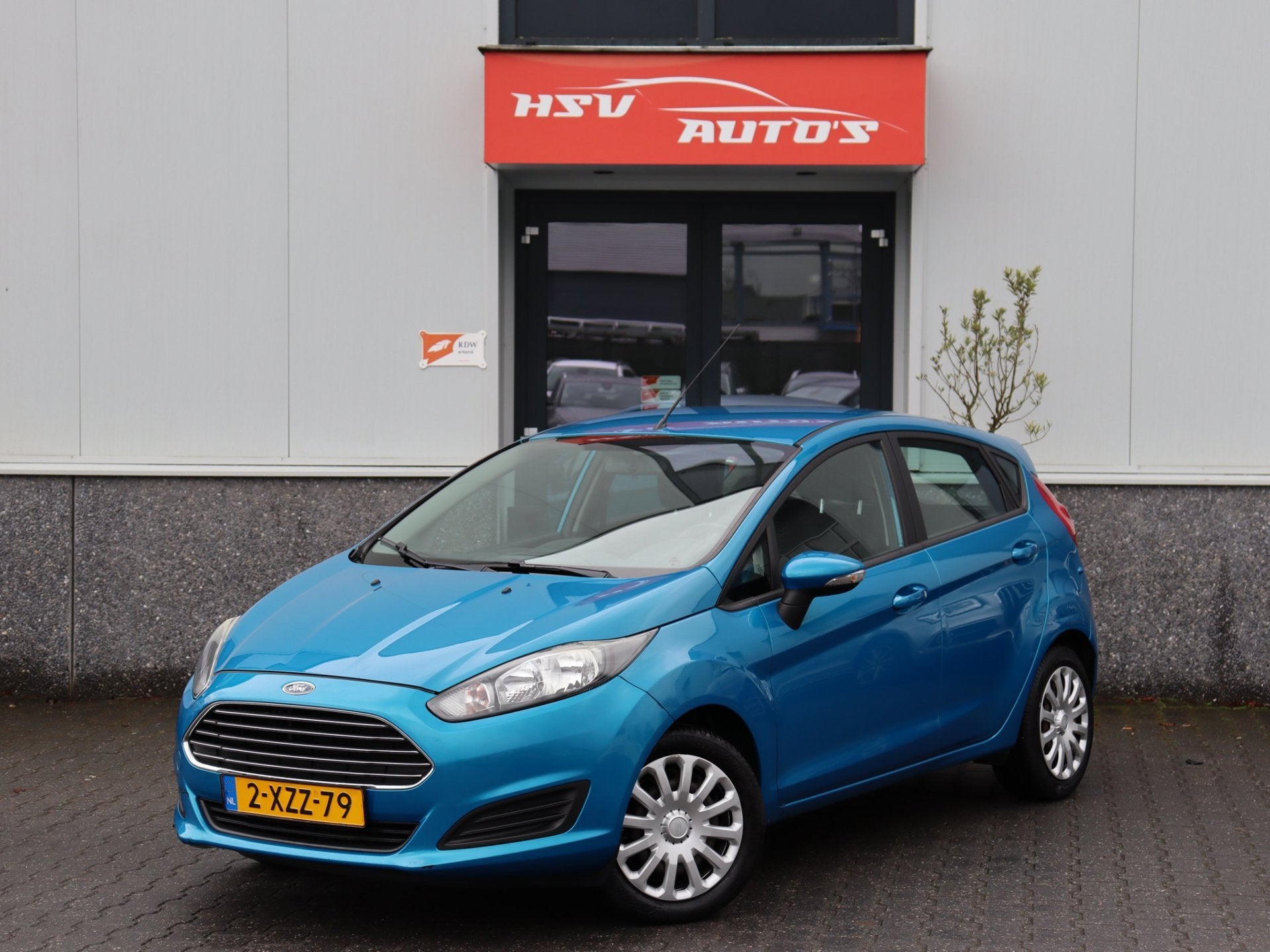Ford Fiesta 1.0 Style navi 4-deurs org NL, Auto's, Euro 5, 525 kg, Blauw, 23 km/l
