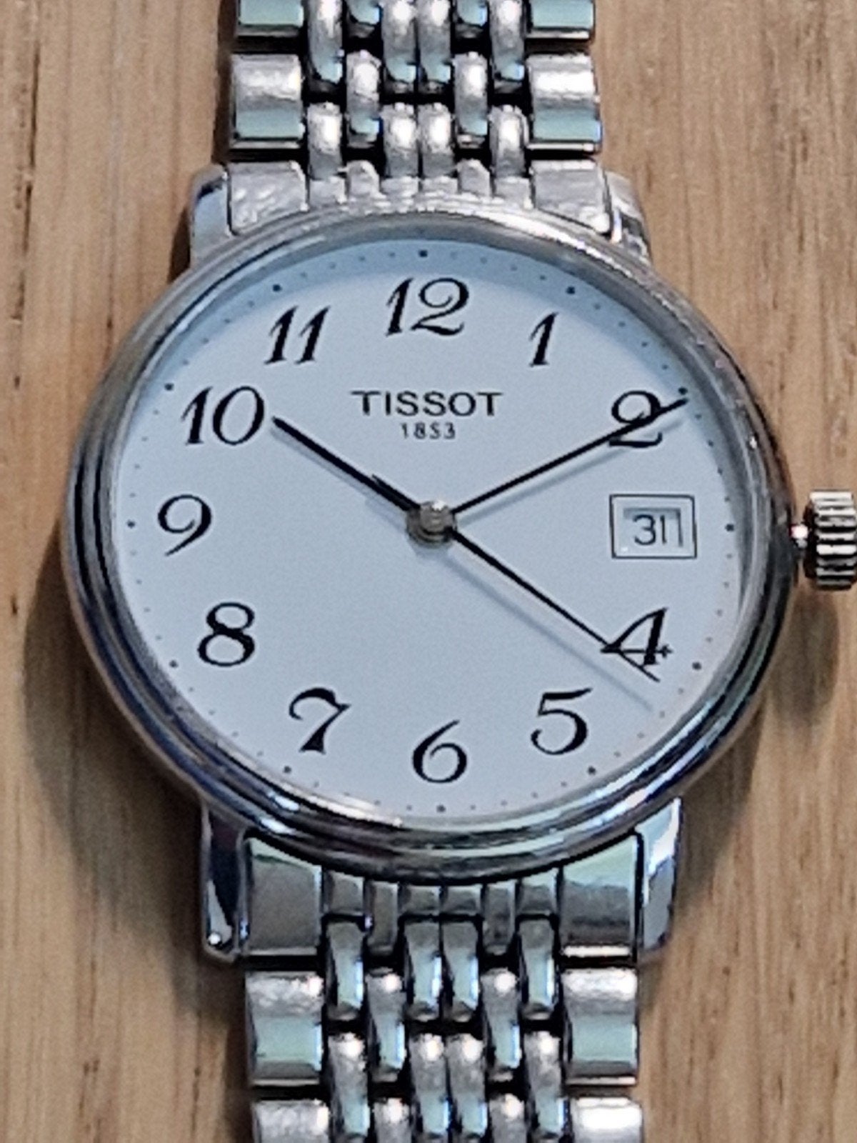 Tissot T-Classic Desire quartz horloge, Ophalen of Verzenden, Staal, Overige merken