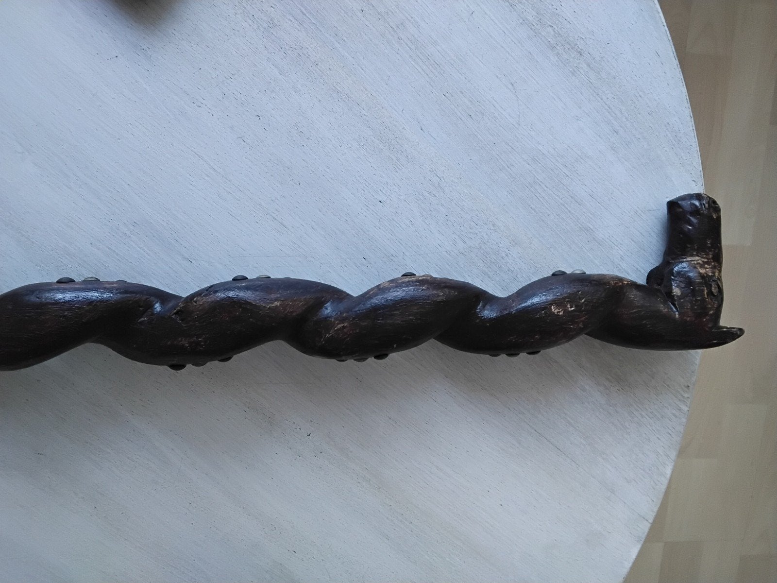 Wandelstok handmade paard, Ophalen, Zo goed als nieuw