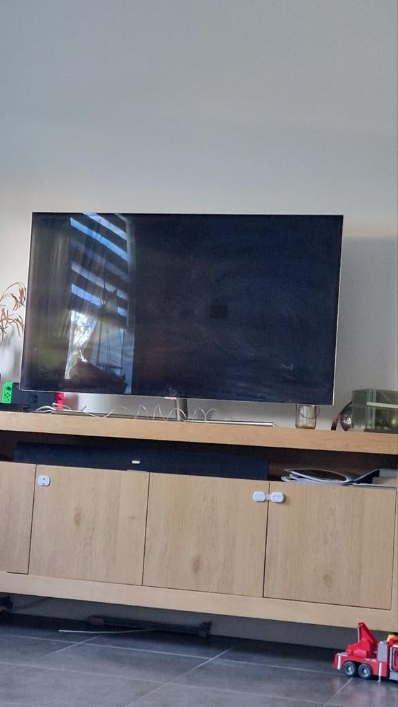 Samsung Qled 55 inch tv scherm (defecte One Connect Box), Ophalen, Niet werkend, 100 cm of meer, Samsung