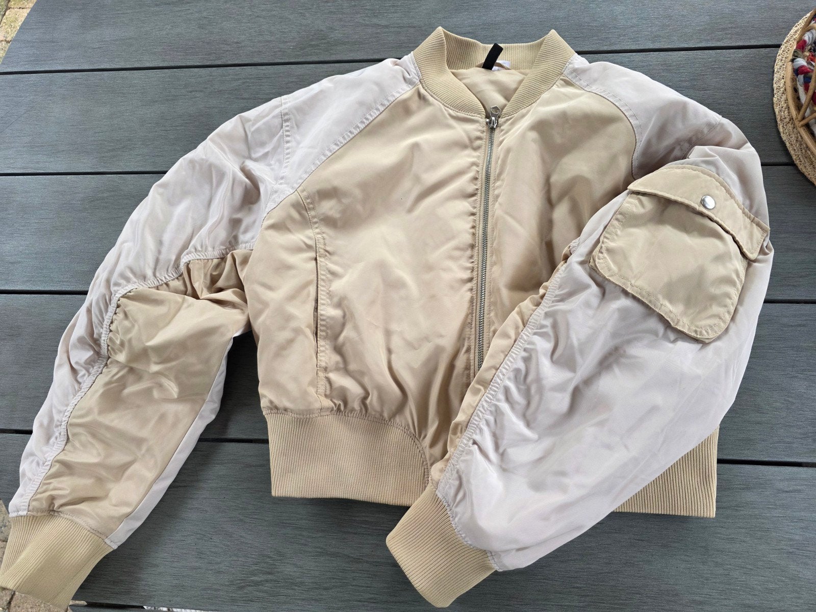 H&M jas 38/M, Ophalen of Verzenden, Zo goed als nieuw, Maat 38/40 (M), Zwart