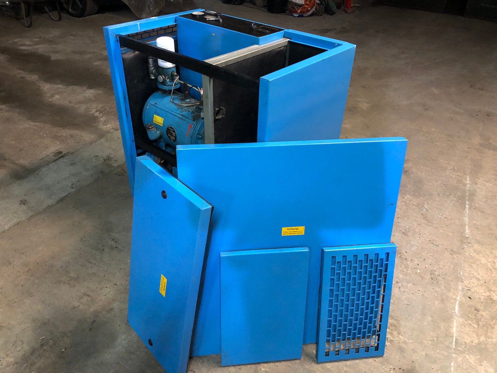 boge schroefcompressor voor onderdelen, 6 tot 10 bar, Ophalen of Verzenden, Minder dan 25 liter, Gebruikt