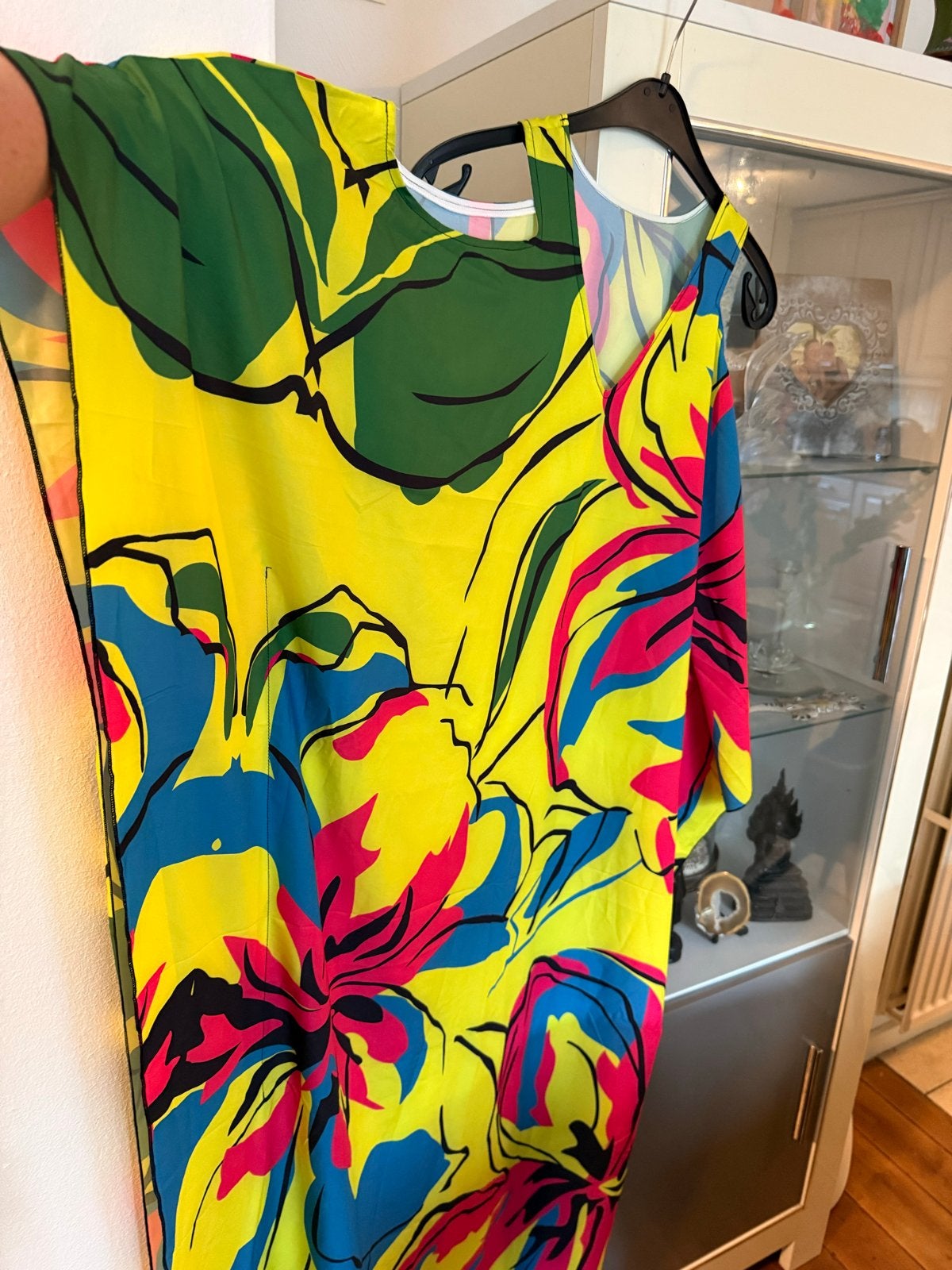 Nieuwe Kaftan Chic me maat 50/52 met open schouders, Kleding | Dames, Grote Maten, Ophalen of Verzenden, Nieuw, Overige kleuren