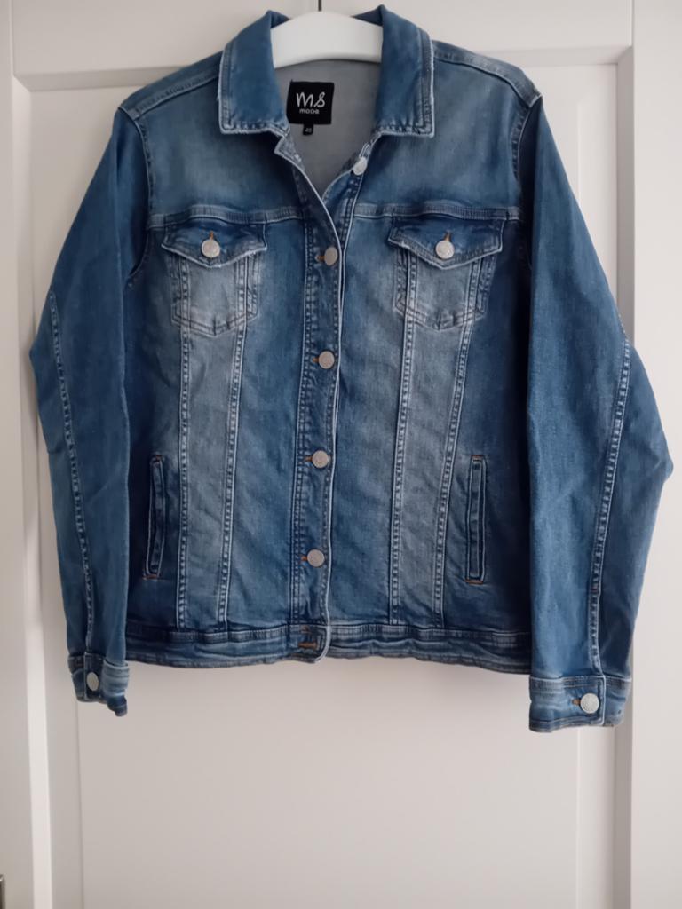Dames spijkerjasje, Ophalen, Blauw, Maat 46/48 (XL) of groter, Zo goed als nieuw