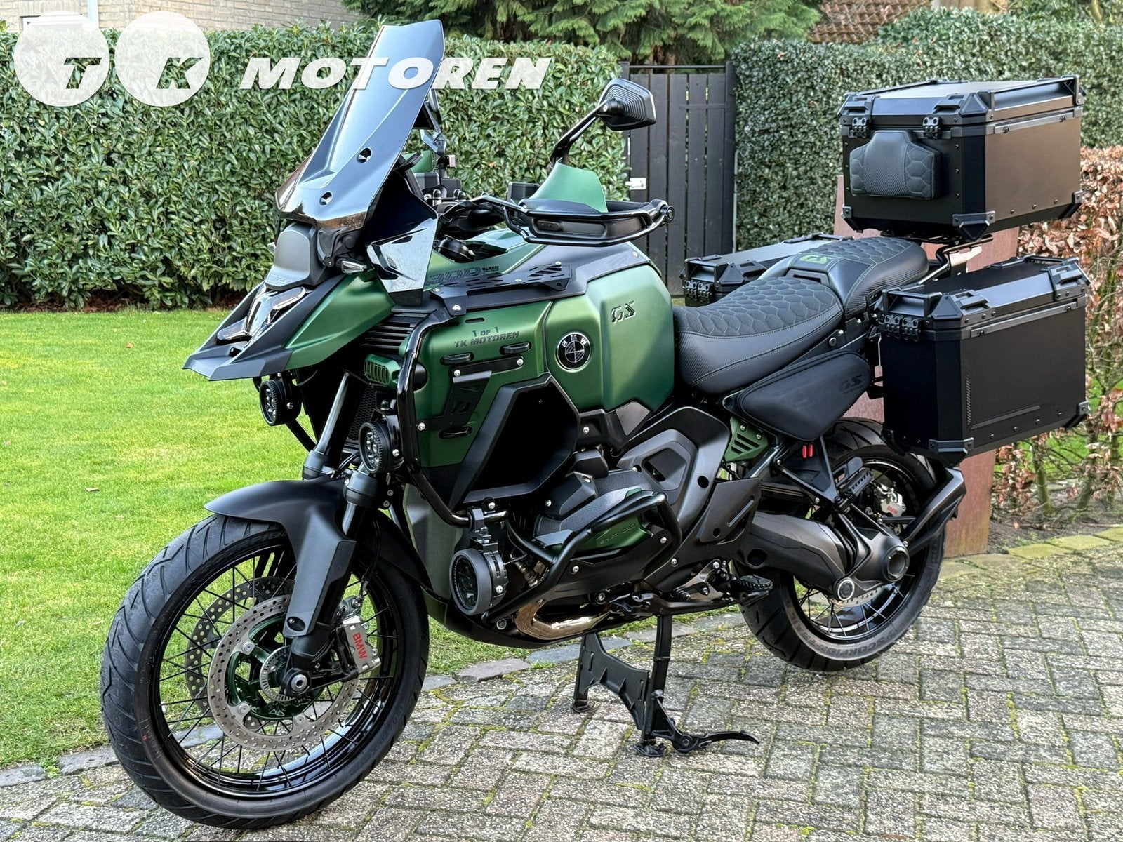 ⭐️ CUSTOM BMW R1300GS ADVENTURE MATT VERDE ERMES TK SPECIAL, 2 cilinders, Occasion, Motorrijbewijs A, Bedrijf
