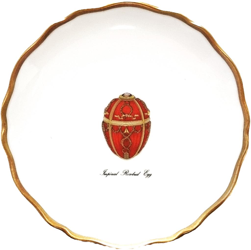 Faberge bordje in Limoges porselein, France., Ophalen of Verzenden
