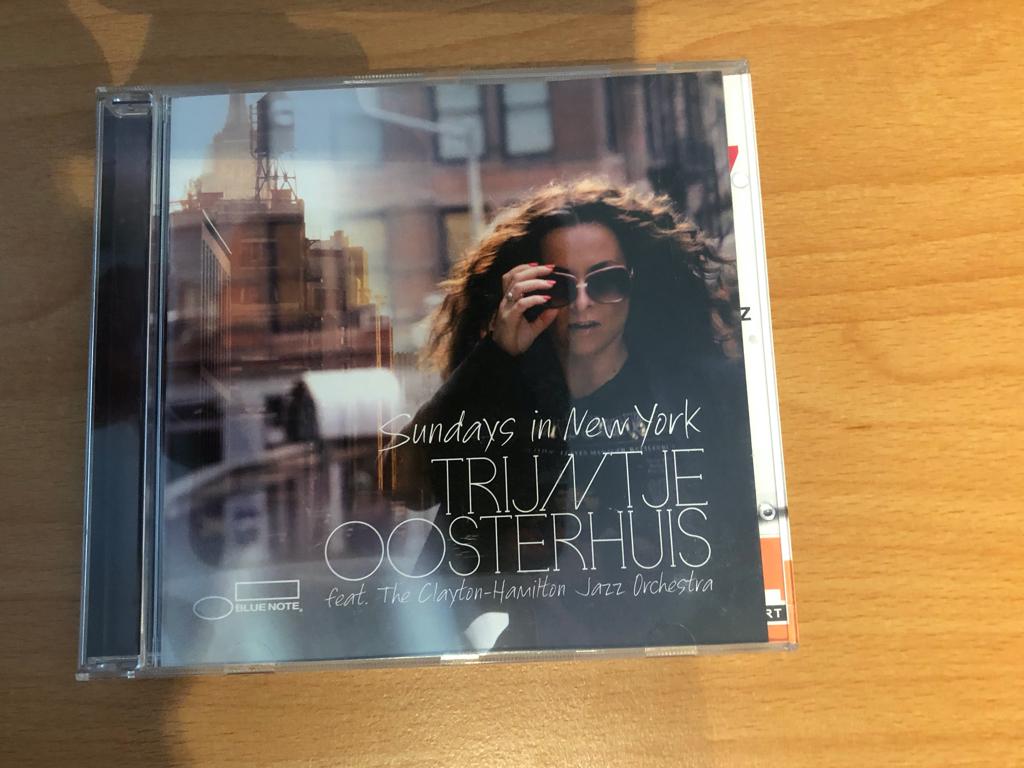 CD Trijntje Oosterhuis " Sundays in new York", Ophalen of Verzenden, 1980 tot heden, Gebruikt, Jazz