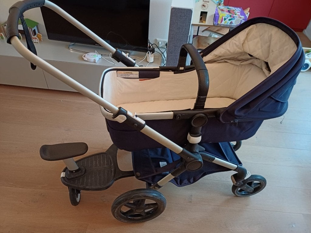 Bugaboo Fox 2 donkerblauw, Gebruikt, Bugaboo, Verstelbare duwstang, Ophalen