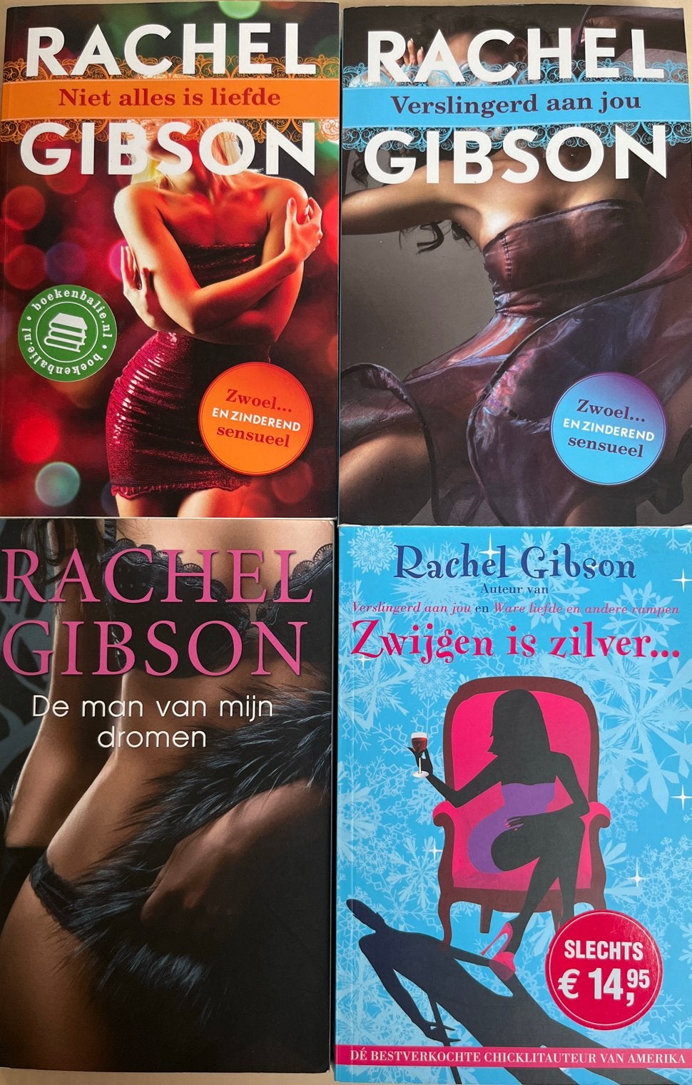 Rachel Gibson boeken, oa de man van mijn dromen, Boeken, Ophalen of Verzenden, Gelezen