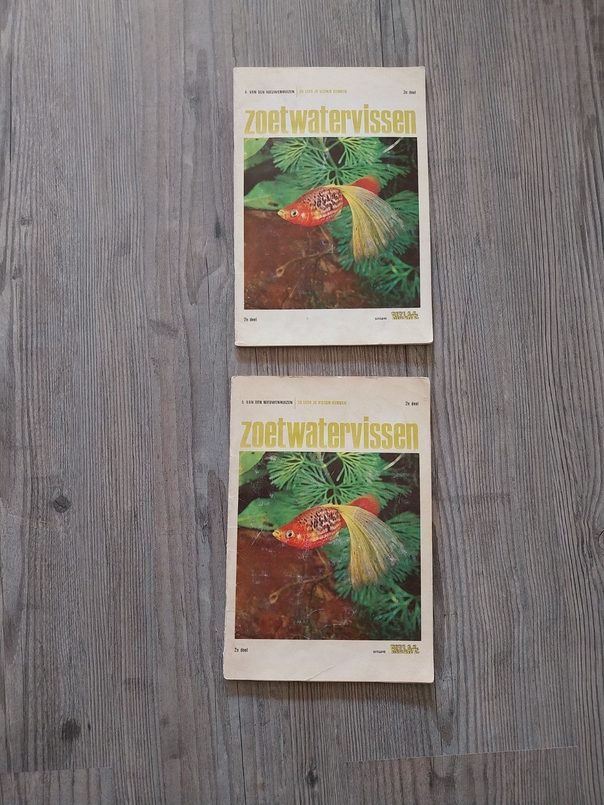 5x rizzla aquariumboek zoetwatervissen, Ophalen of Verzenden