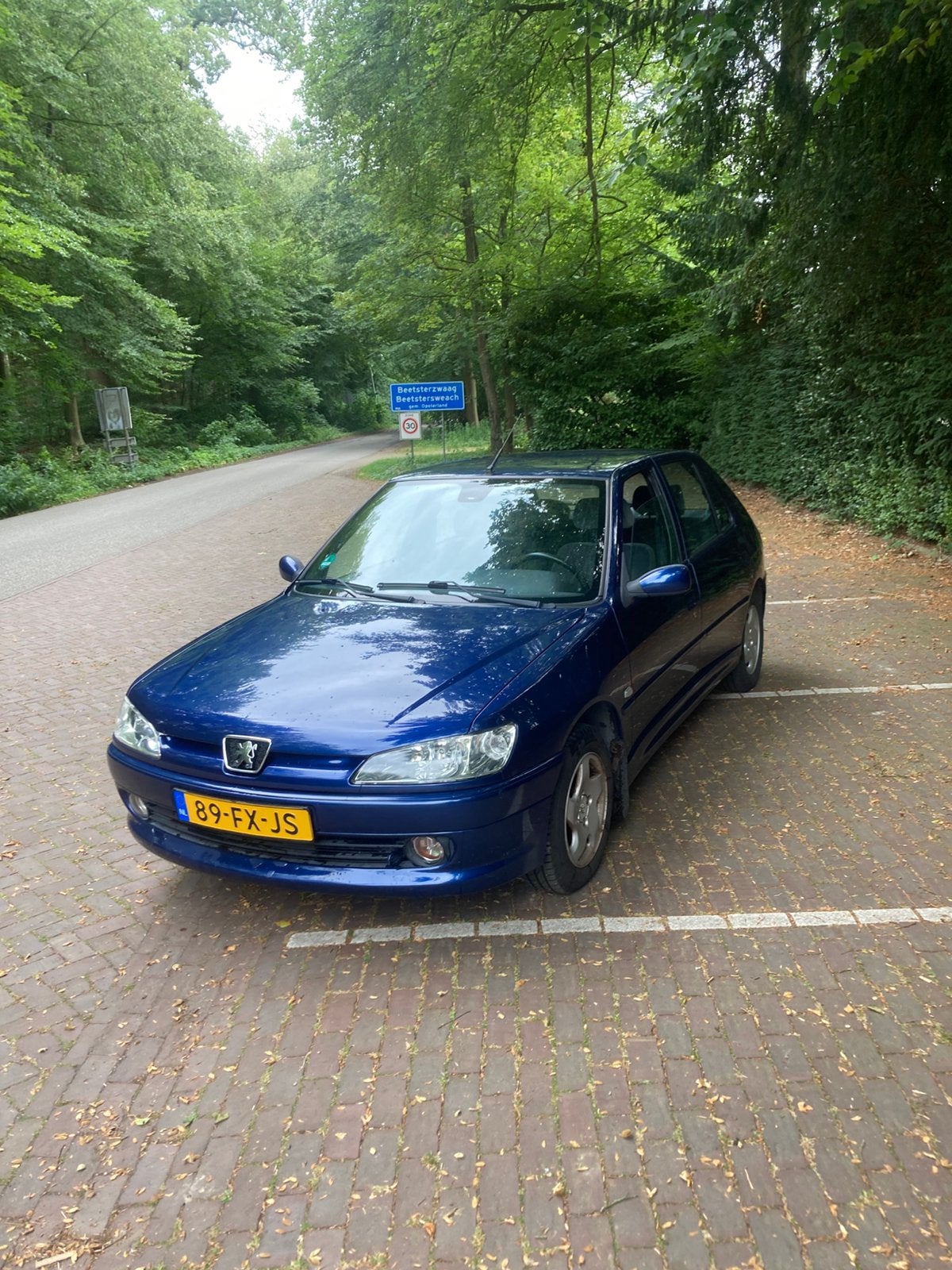 Peugeot 306 1.6 XR 2000 Blauw, Auto's, 580 kg, 4 cilinders, Blauw, 49 €/maand