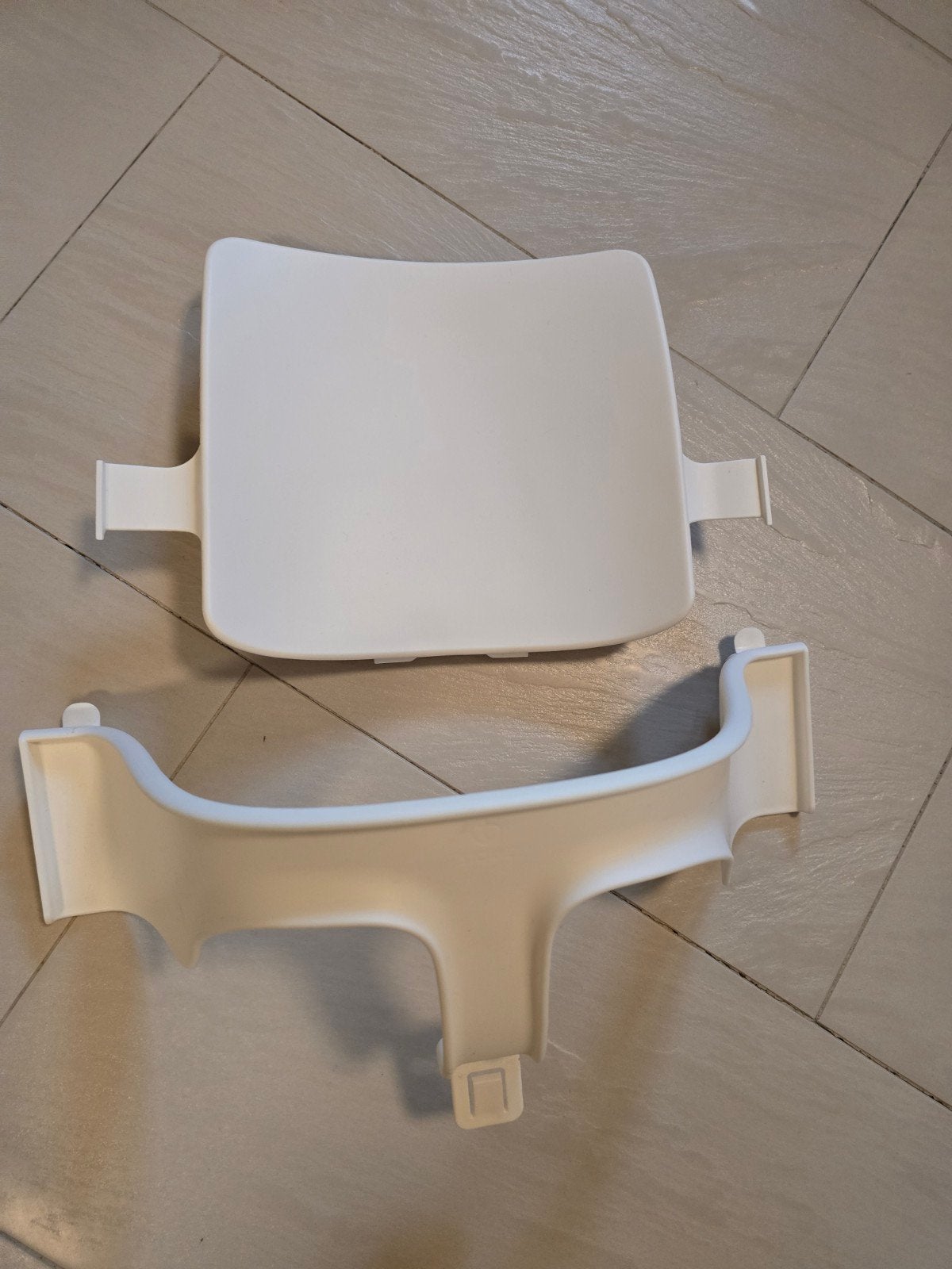Stokke Tripp Trapp Babyset Wit, Ophalen of Verzenden, Zo goed als nieuw, Meegroeistoel