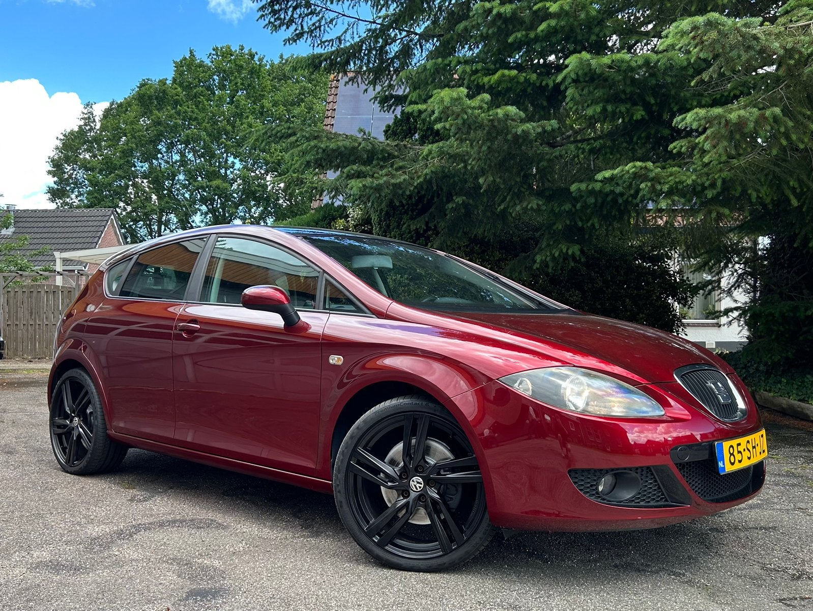 Seat Leon 2.0 bwa | airco | CarPlay | nieuwe apk | trekhaak, Auto's, Seat, Voorwielaandrijving, Leon, Zwart, Origineel Nederlands