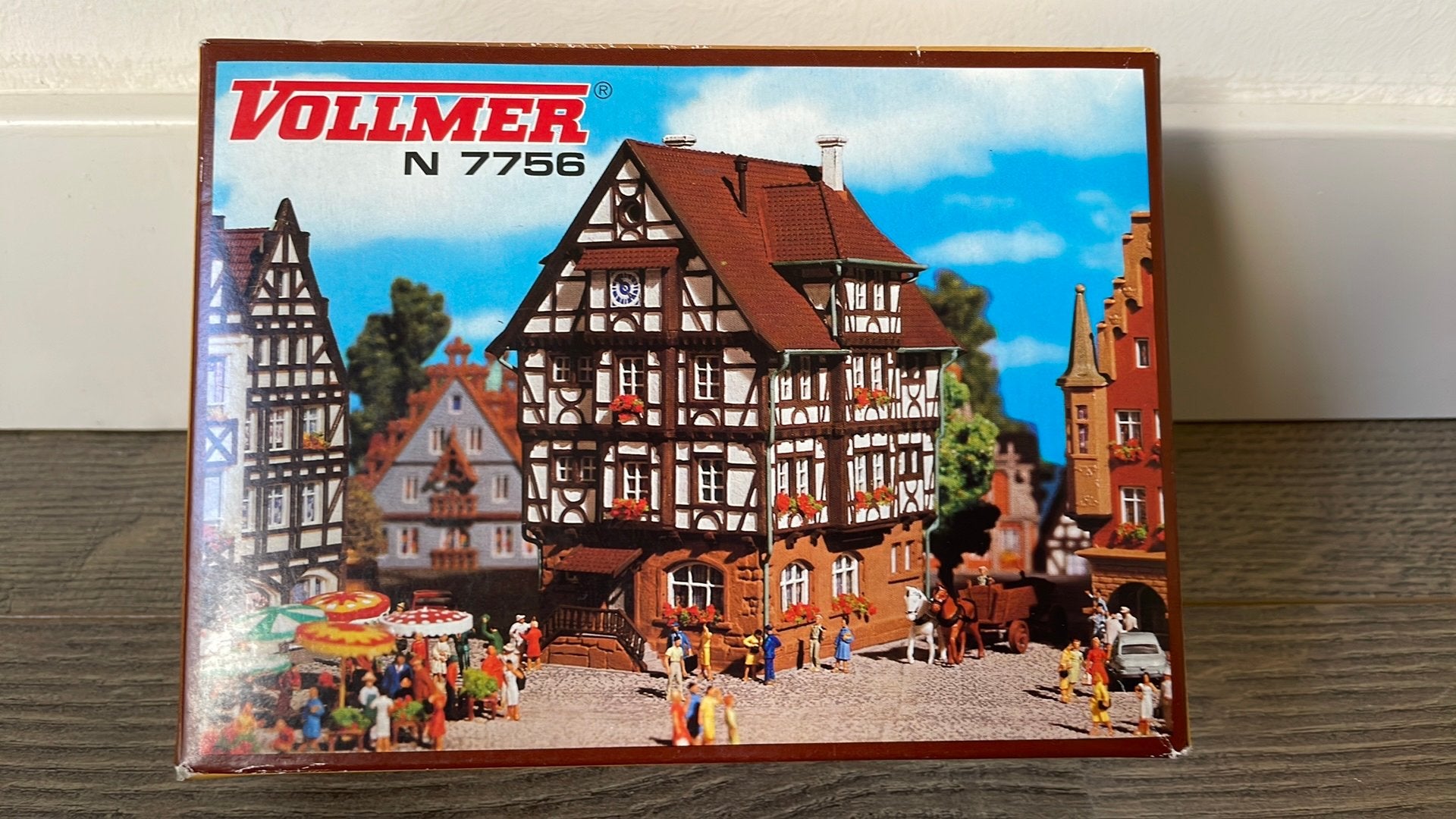 Vollmer N-spoor bouwdoos N 7756 Vakwerkhuis nieuw ongebouwd, Hobby en Vrije tijd, Modeltreinen | N-Spoor, Overige merken, Gelijkstroom of Wisselstroom