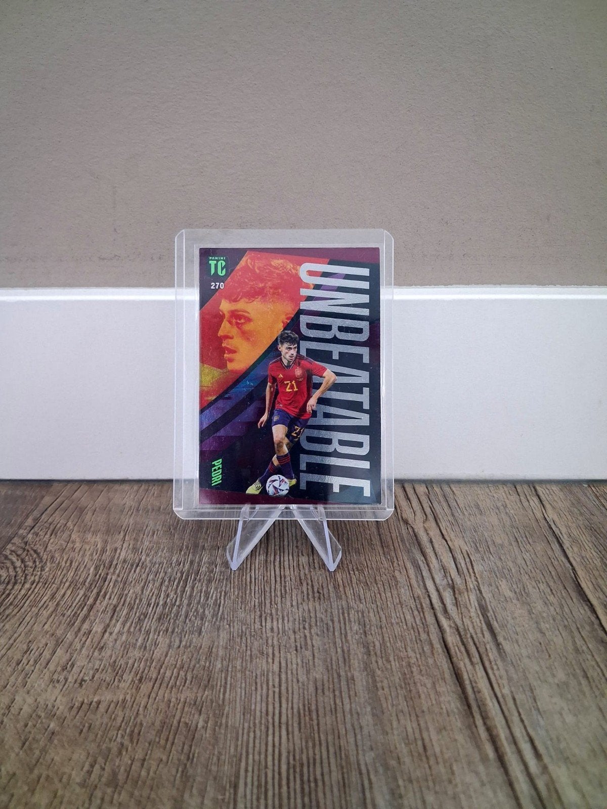 Pedri Gonzalez Topps Chrome Unbeatable Spelerskaart, Verzenden, Zo goed als nieuw, Buitenlandse clubs, Spelerskaart