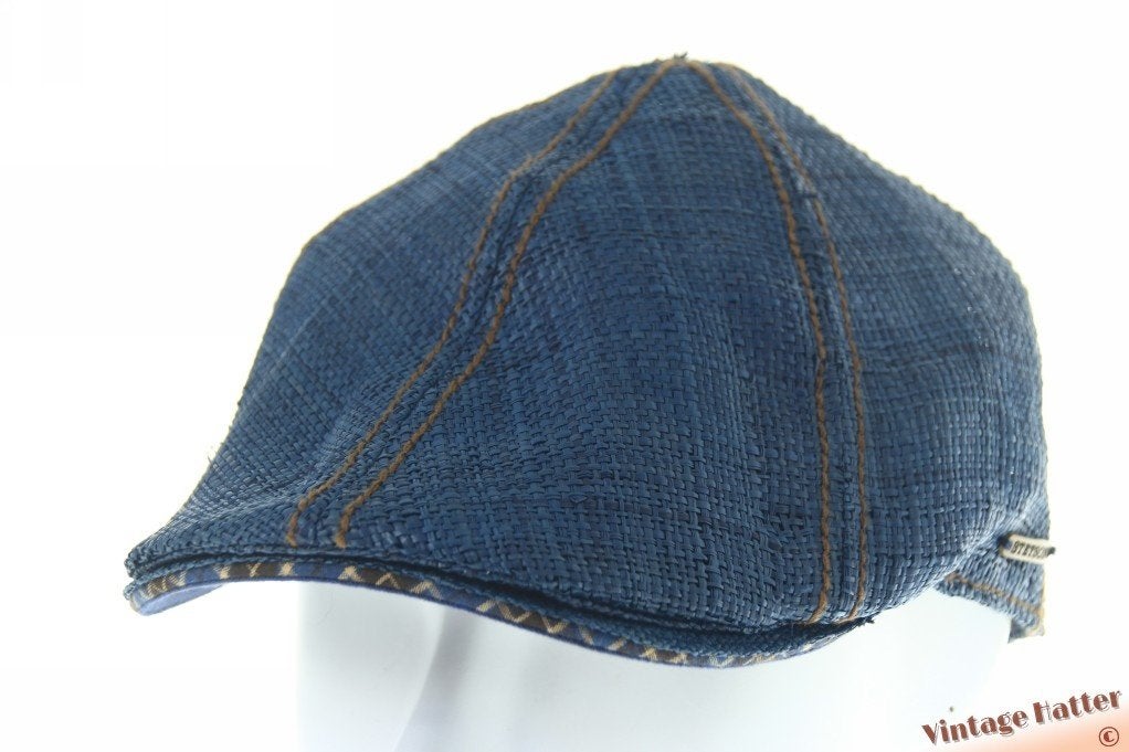 Zomer panelenpet Stetson Texas Toyo blauw 55 = S - XS nieuw, Stetson Texas Toyo, Nieuw, Ophalen of Verzenden, Pet