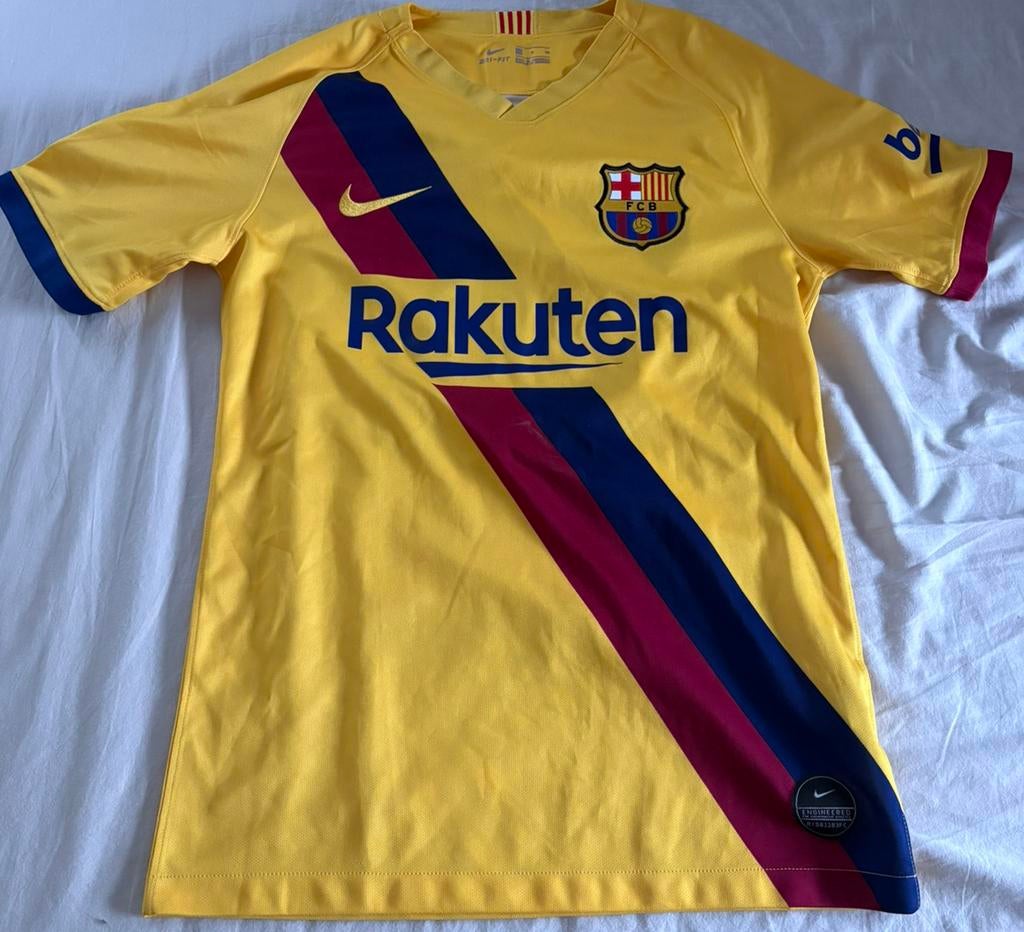 barcelona shirt 2017/2018 bedrukt met messi, Maat S, Ophalen of Verzenden, Nieuw, Shirt